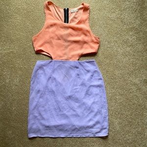 Peach/Lavender Dress XS